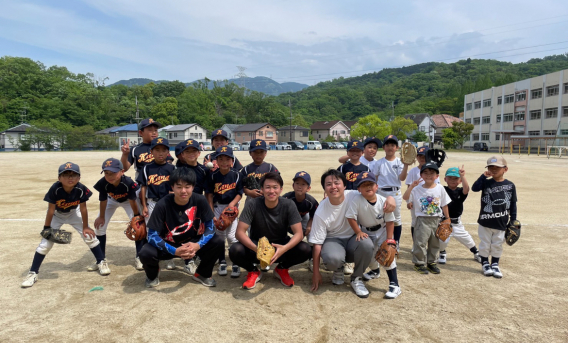 OBが練習の手伝いに来てくれました！②